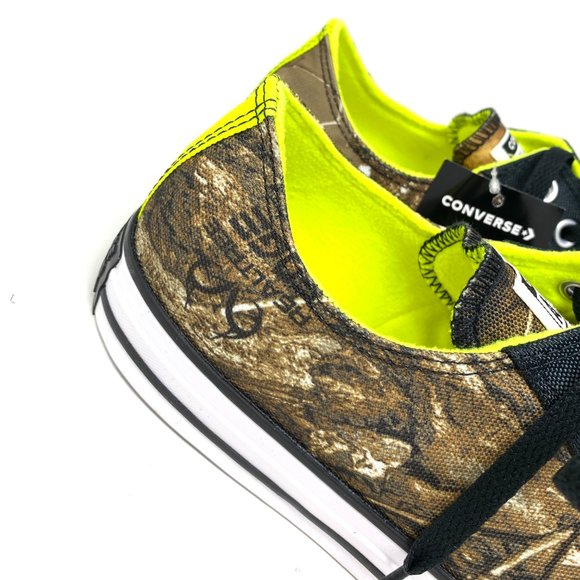 Converse Men's Size 12 169683F CTAS OX Brown Tree Camo Print Canvas Low Sneakers - Picture 6 of 11